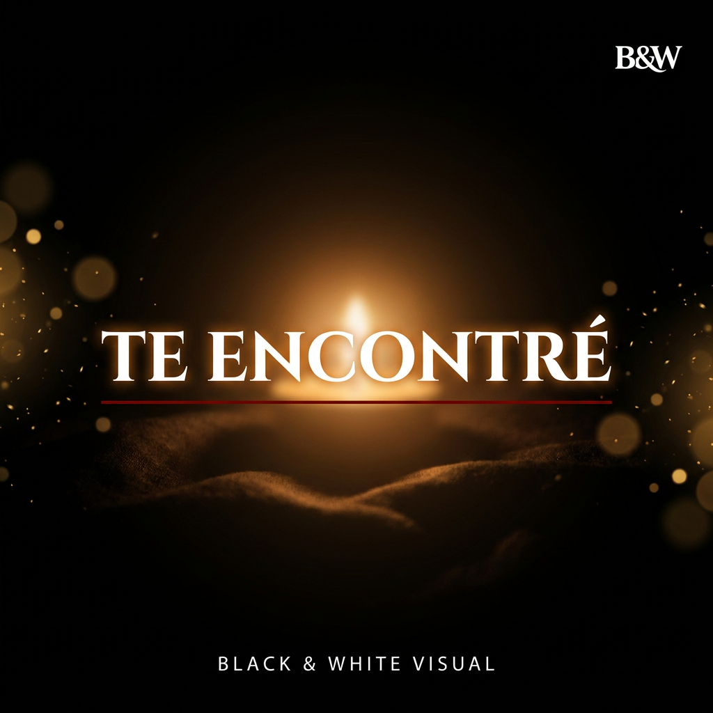 Te Encontré — Portada del sencillo original de Black & White Visual, licencia disponible