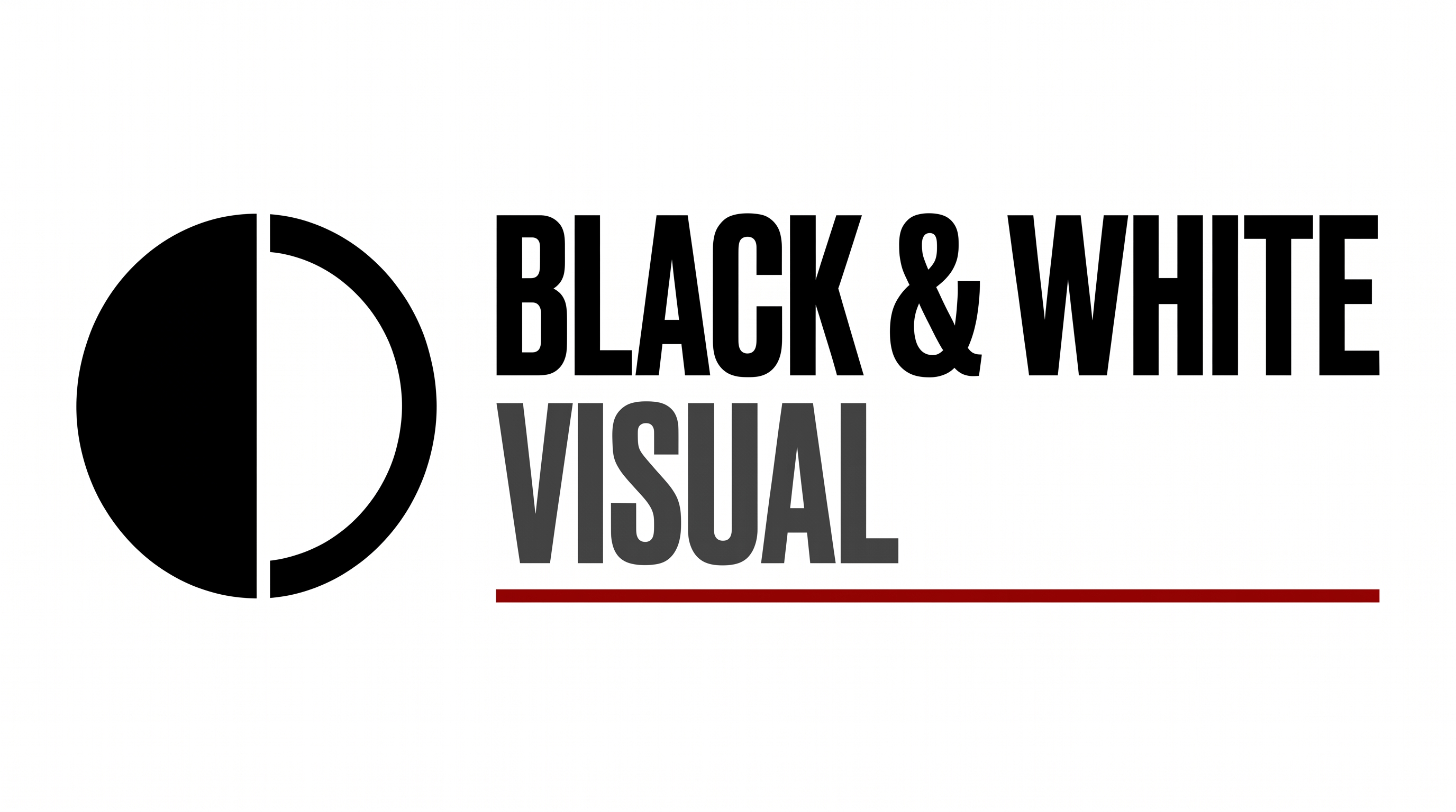 Black & White Visual — Lockup horizontal